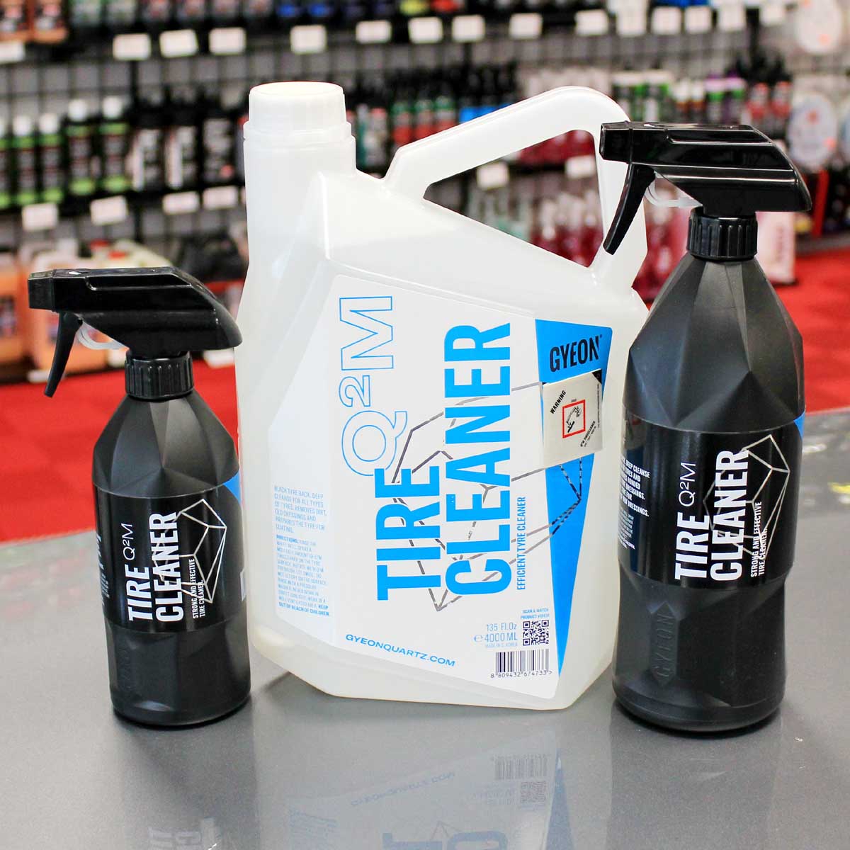 Gyeon Q2M Tire Cleaner – 1000ml (1L) – Highly Effective Rubber Cleaner, Made In South Korea