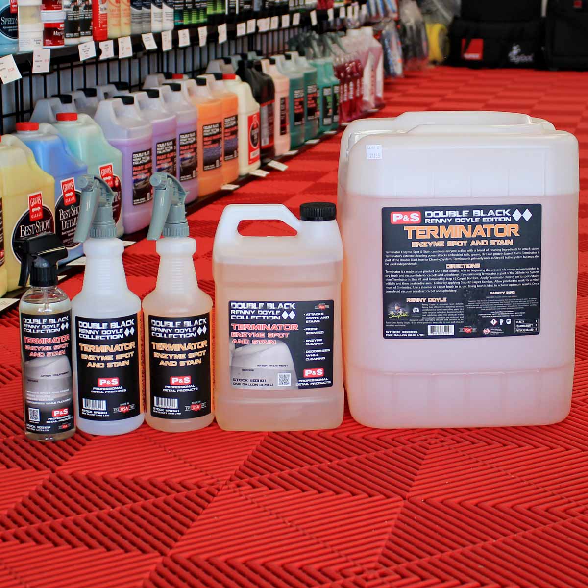 P&S Carpet Bomber Kit | 1 Gallon & Spray Bottle | Upholstery Cleaner