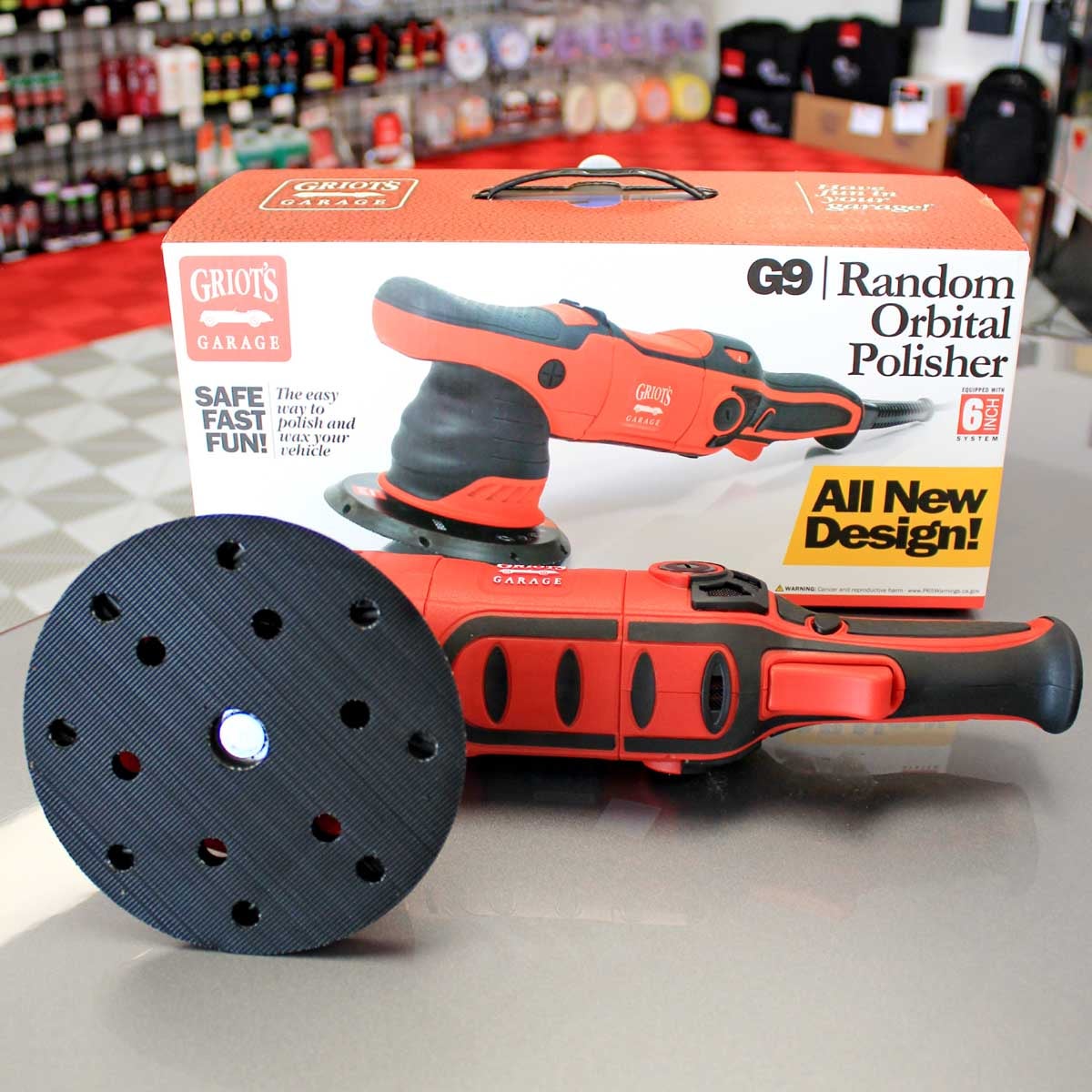 Griot's Garage G9 6in Random Orbital Polisher Kit