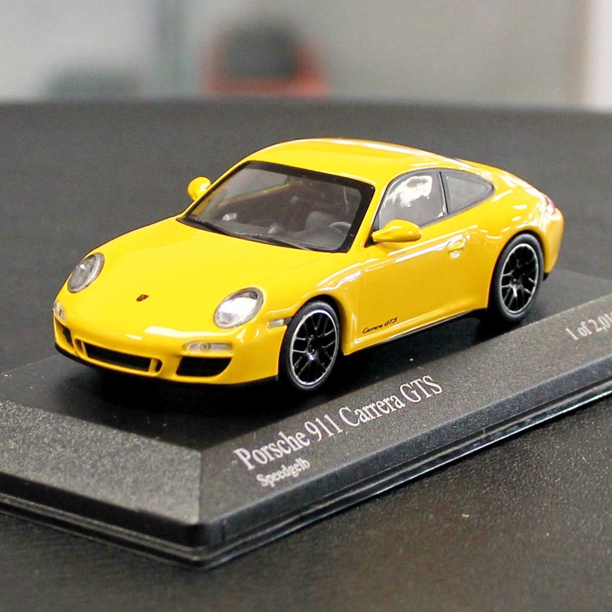 Minichamps 2011 Porsche 911 GTS (997 II) in Yellow-