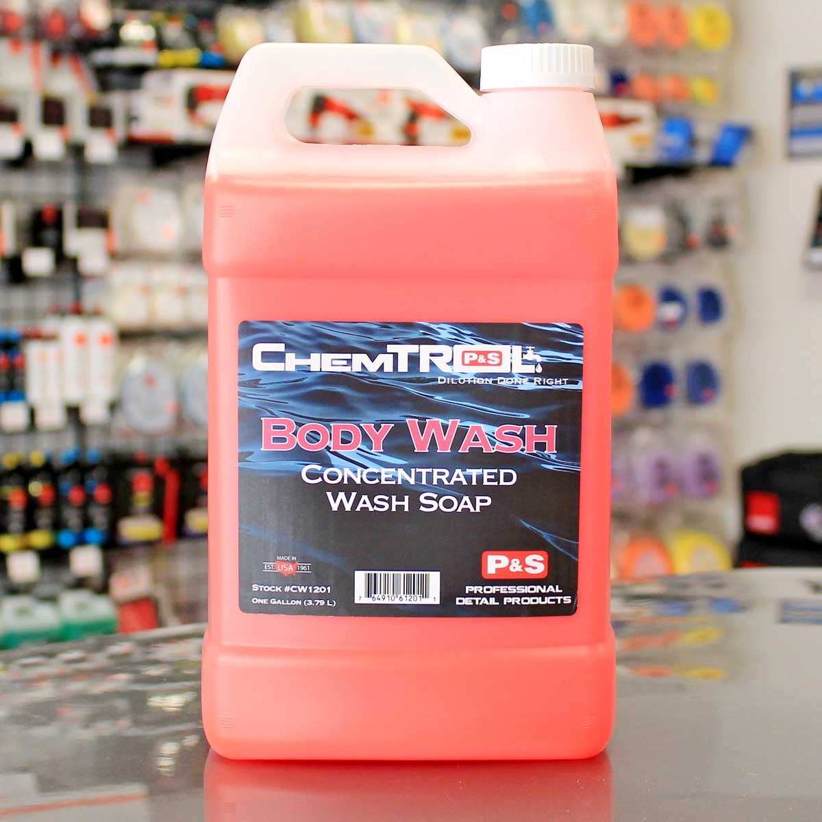 P&S Car Wash Concentrate 5 Gallon, Cherry Scented Vehicle Shampoo