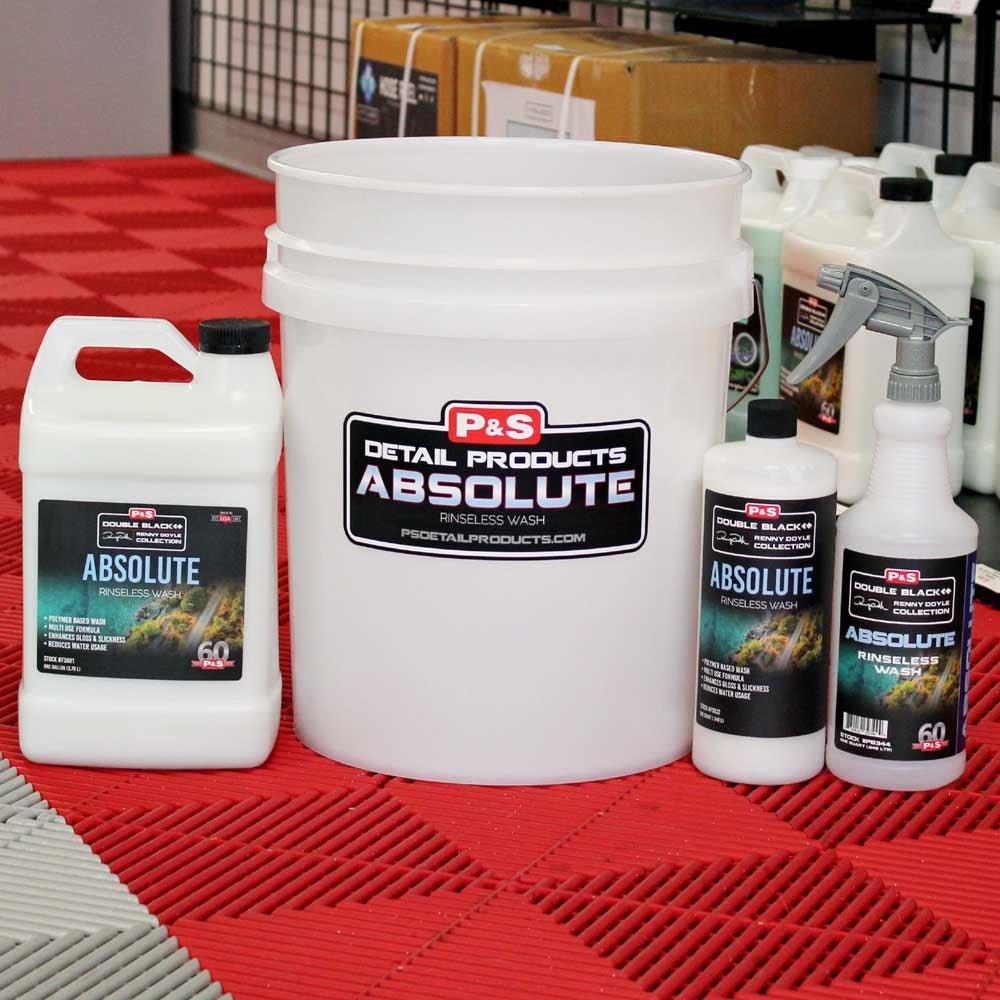 P&S Absolute Rinseless Wash 1 Gallon | Double Black Collection