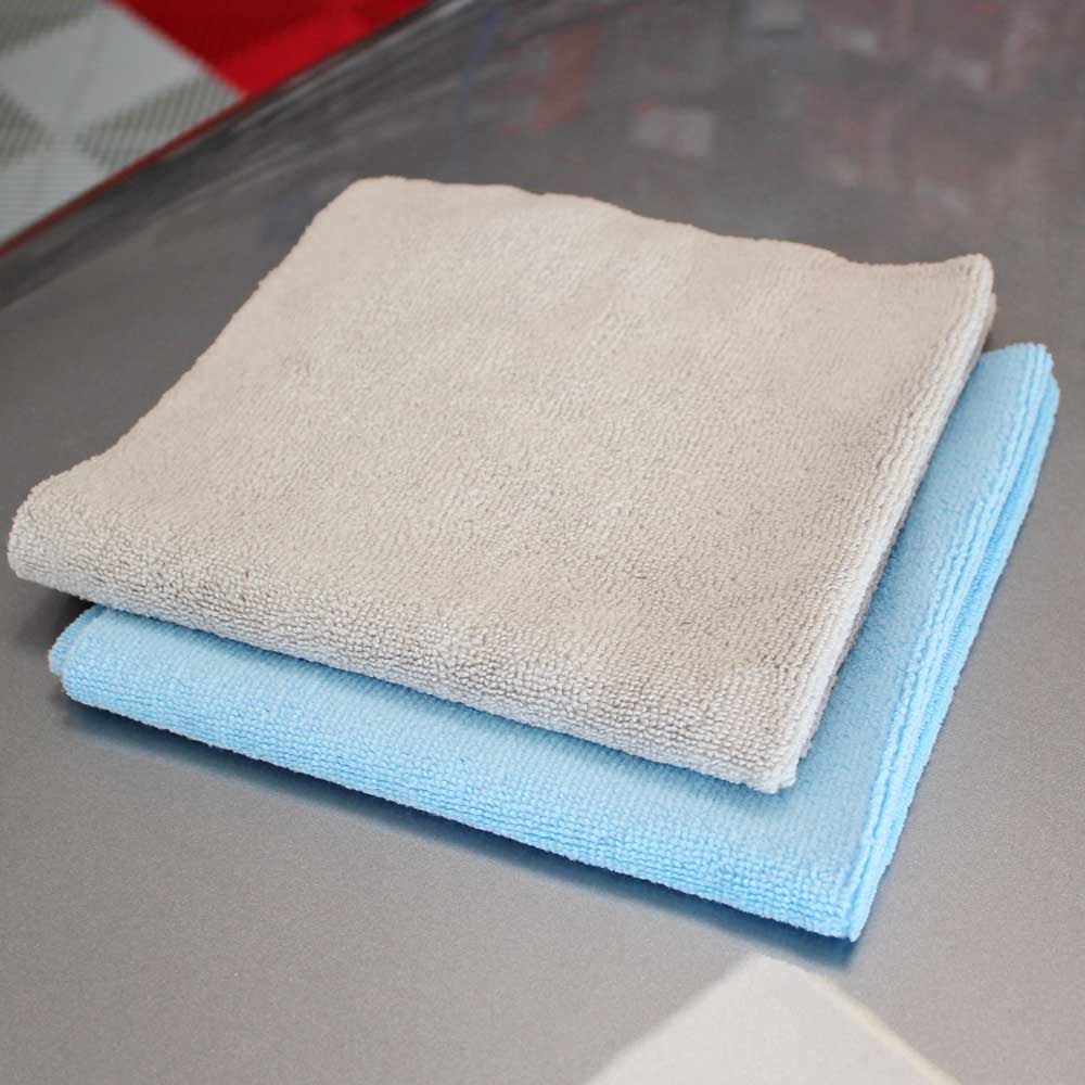 300 GSM 70/30 Auto Detailing Microfiber Towels - Pack of 10 | Autofiber Gray